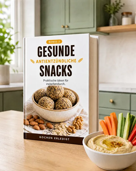 Gesunde antientzündliche Snacks