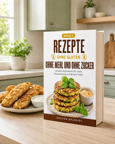 Rezepte ohne Gluten, ohne Mehl und ohne Zucker