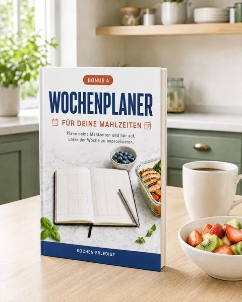 Wochenplaner für deine Mahlzeiten